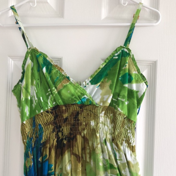 Lightweight Maxi Sundress 100% Cotton by Speed Control New York Like New - Picture 5 of 10